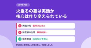 火垂るの墓は実話か｜清太は死ぬが、野坂昭如は生きた